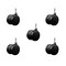 Service Caster 2'' Office Chair Casters Nylon Twin Wheel 5/16 Threaded Stem, 5PK SCC-UHTS02S50-NYS-5161810-5 - alternate 1